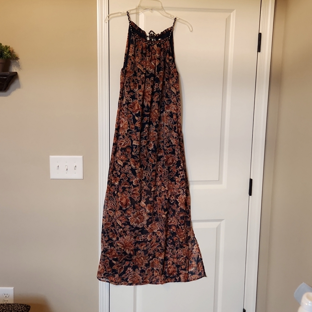 Maxi Floral Print Dress